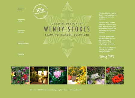 Wendy Stokes garden designer website